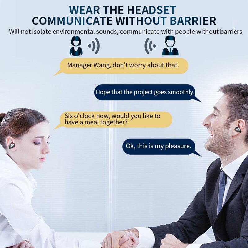 S19 Beengeleiding Draadloze Hoofdtelefoon Bluetooth 5.0 Oortelefoon Met Opladen Case 2200Mah Draadloze Sport Muziek Oordopjes Hoofd