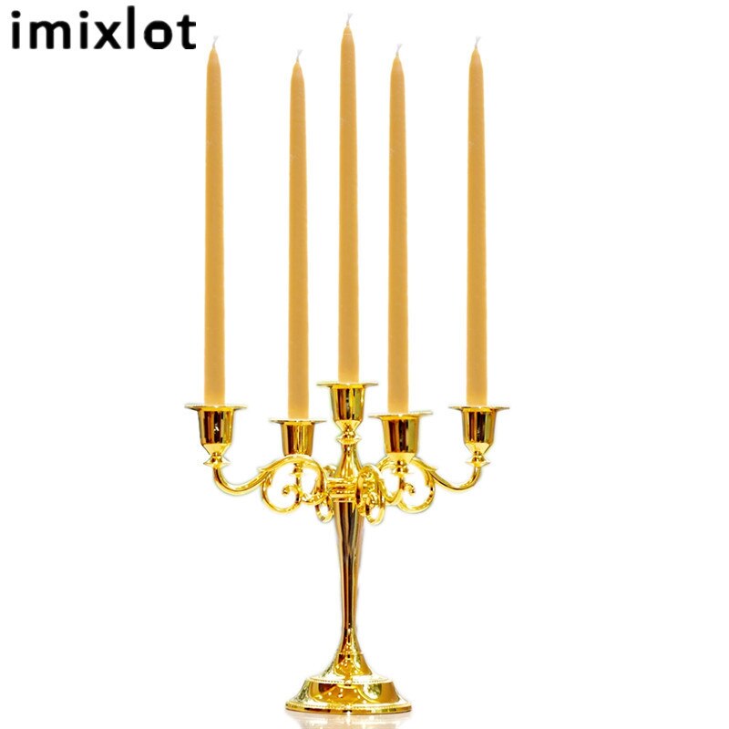 Imixlot 2 stk /4 stk koniske stearinlys 100%  uden tilsat håndlavede bivokslys til fødselsdag bryllup dekoration til hjemmefest
