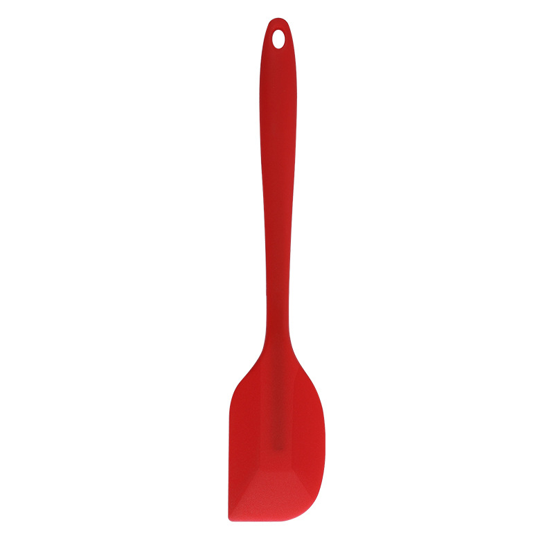 28cm crème bakschrapers antiaanbak siliconen spatel keuken deegmixers salade cakemixer boter beslag taarten kookgereedschap: Bordeauxrood