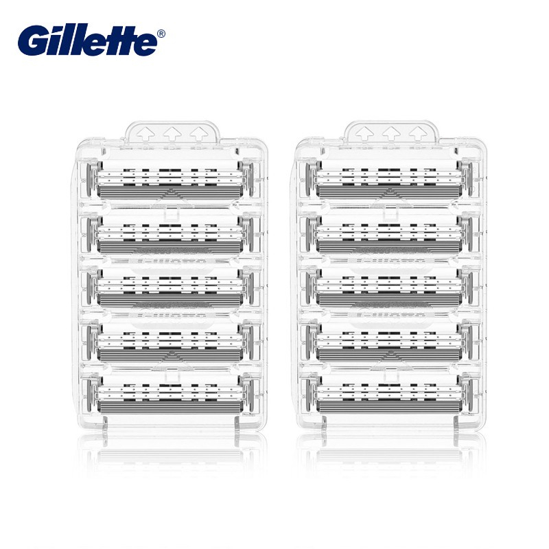 Gillette Sensor Excel Scheermesjes voor Mannen Gezicht Haar Scheren Verwijderen Vervanging Scheerhoofden Refill Scheren Cartridges 10/20 Count