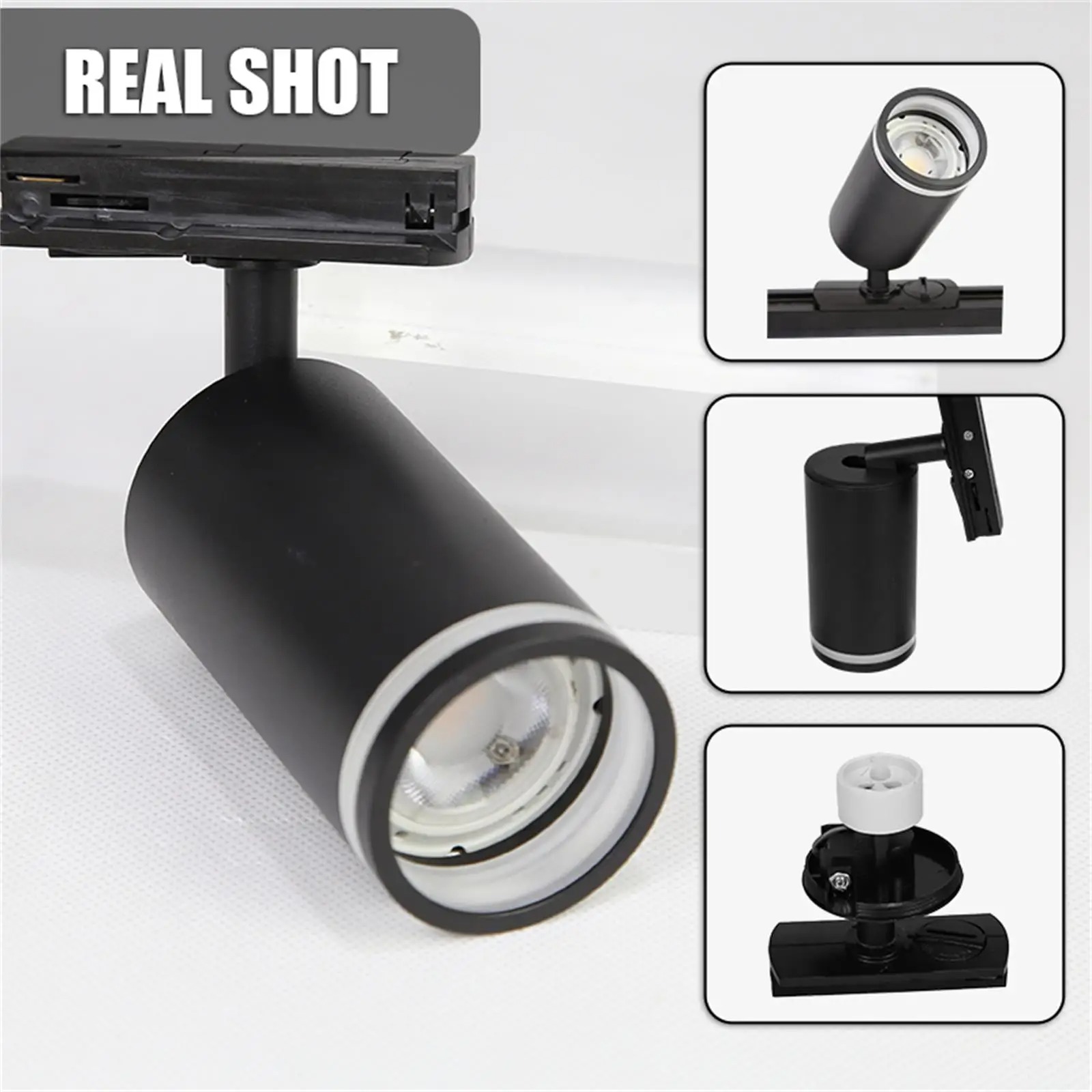 Rumindretning  gu10 -skinne led-lampe til husholdningsapparater køkkenspotlight tøjbutik skinnesæt loftspotlights