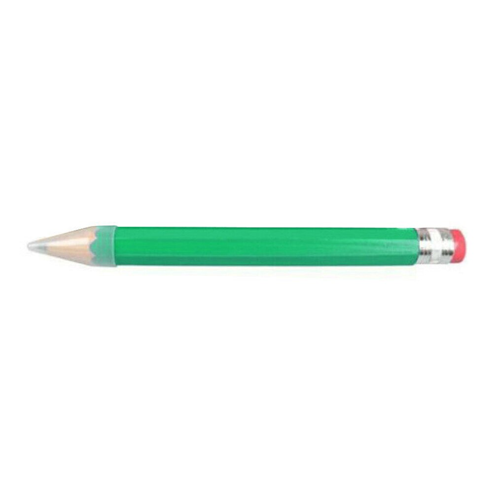 1 Pcs Wooden Pencil 35cm Large Wooden Graphite Lead Pencil Color Thick Pencil Props For Children: Green