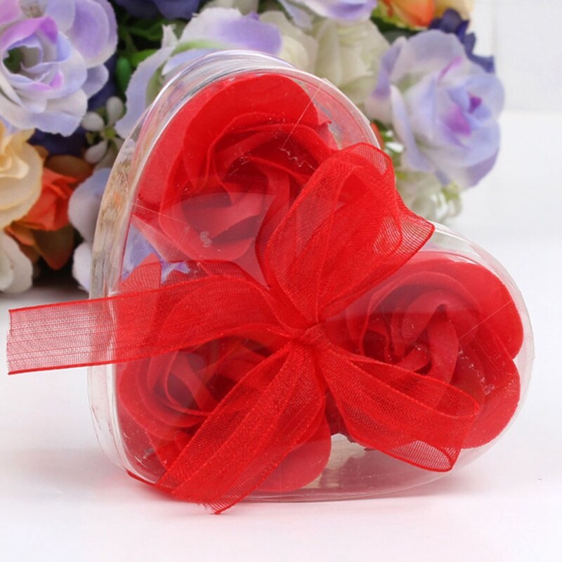 Rosenblomst kronblad bad krop sæbe valentinsdag lærerens bryllupsfestkasse til din gode ven