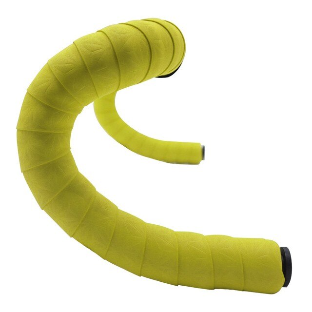 Fietsstuur Tape Pu Racefiets Stuur Bandjes Strap Antislip Grip Professionele Fietsen Demping Anti-Vibratie Wrap: yellow