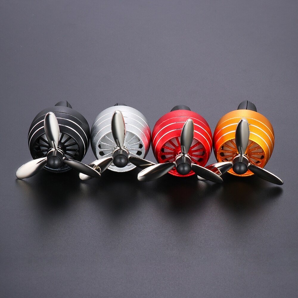 Lumière LED désodorisant pour voiture, hélice de l'armée de l'air, Clip de ventilation en forme de parfum, décoration de véhicule, ventilateur aromathérapie, accessoires d'intérieur pour voiture