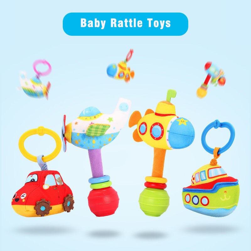 Hand Ring Bell Pull Schudden Bed Hangen Baby Speelgoed Baby Speelgoed 0-1 Jaar Oude Hand Hold Speelgoed