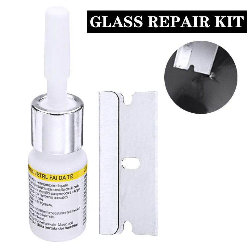 GEARZAAR Windshield Repair Kit - DIY Resin Tool For Car Window Glass Crack & Chip Fix