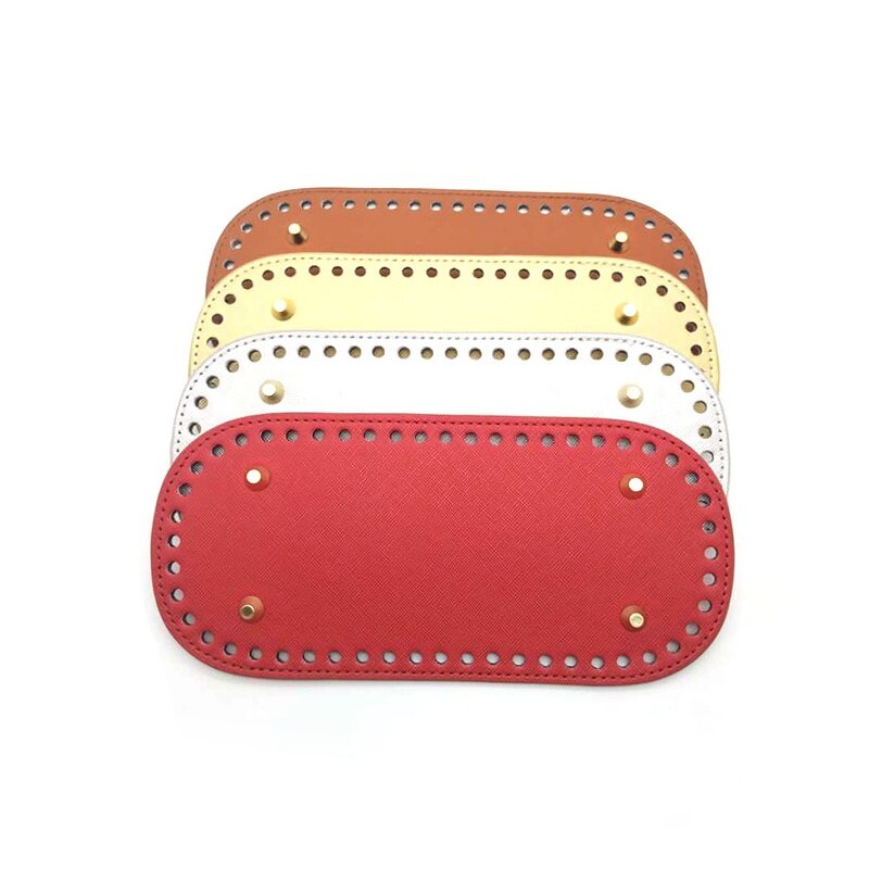 1PC Handbag Making Purse Bag Bottom Base Shaper Oval DIY Tote Bag Leather Accessories 10x22cm