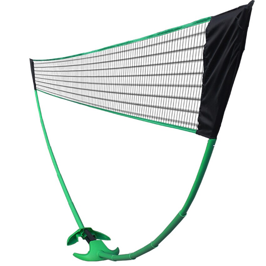 GW-00021 Badminton Net Rack Unterstützung Ständer Set Outdoor Sport Boden Gras Rasen Tragbare Klapp Handy Federball Netzwerk Anzug