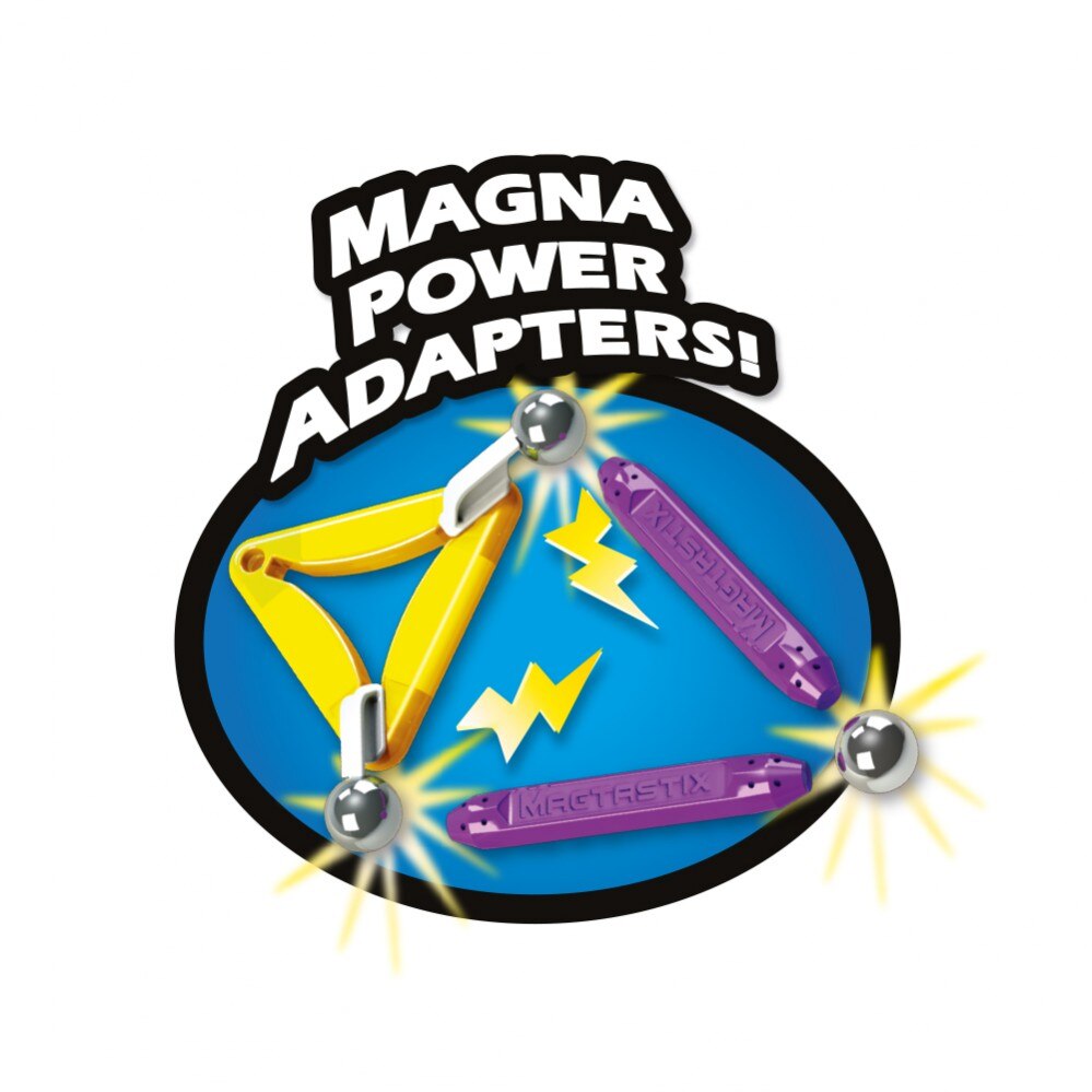 Juego de construcción magnético 62 piezas Magtastix Extreme Combo
