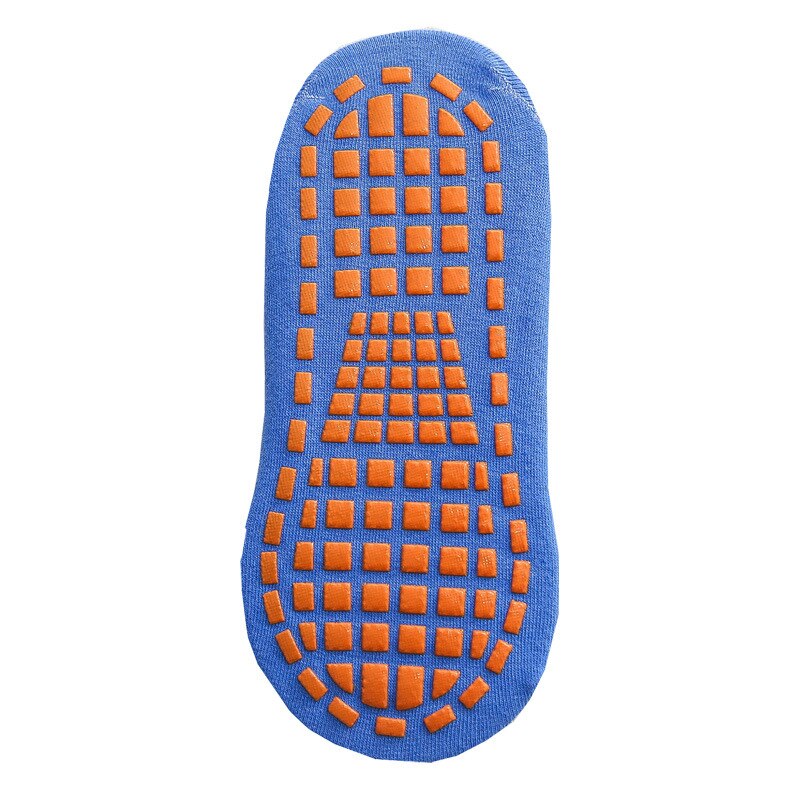 Kids Volwassenen Anti-Slip Sok Trampoline Sok Katoen Ademende Korte Sokken Elasticiteit Sport Jongen Meisje Buiten Kind Sokken: 1-5Years old / Blue