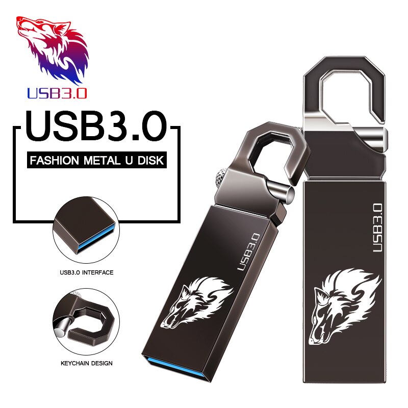 Clé USB 64G 32gb pendrive16g 8G 128G clé usb étanche-clé USB 3.0