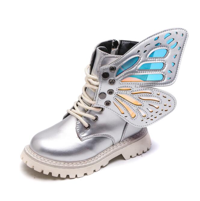 freundlicher Martin Stiefel PU Leder Neue Jungen Mädchen Weiche Sohle Kurze Stiefel Britischen Stil freundlicher Sport Schuhe Baby Sneaker