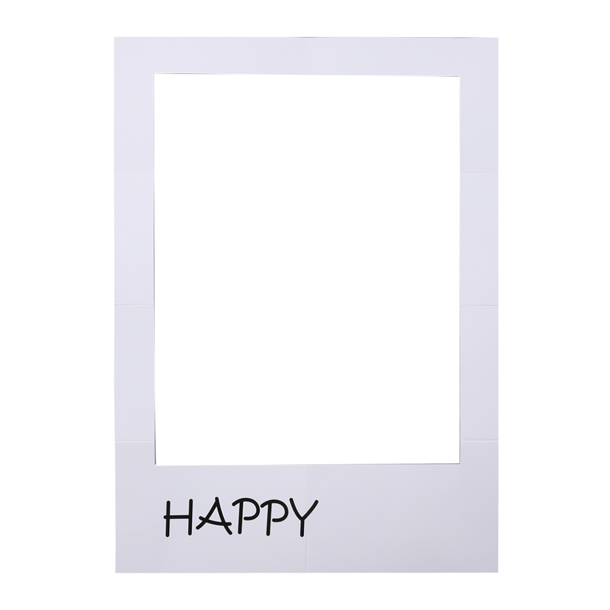 DIY Paper Picture Frame Cutouts Photo Booth Props for Birthday Party