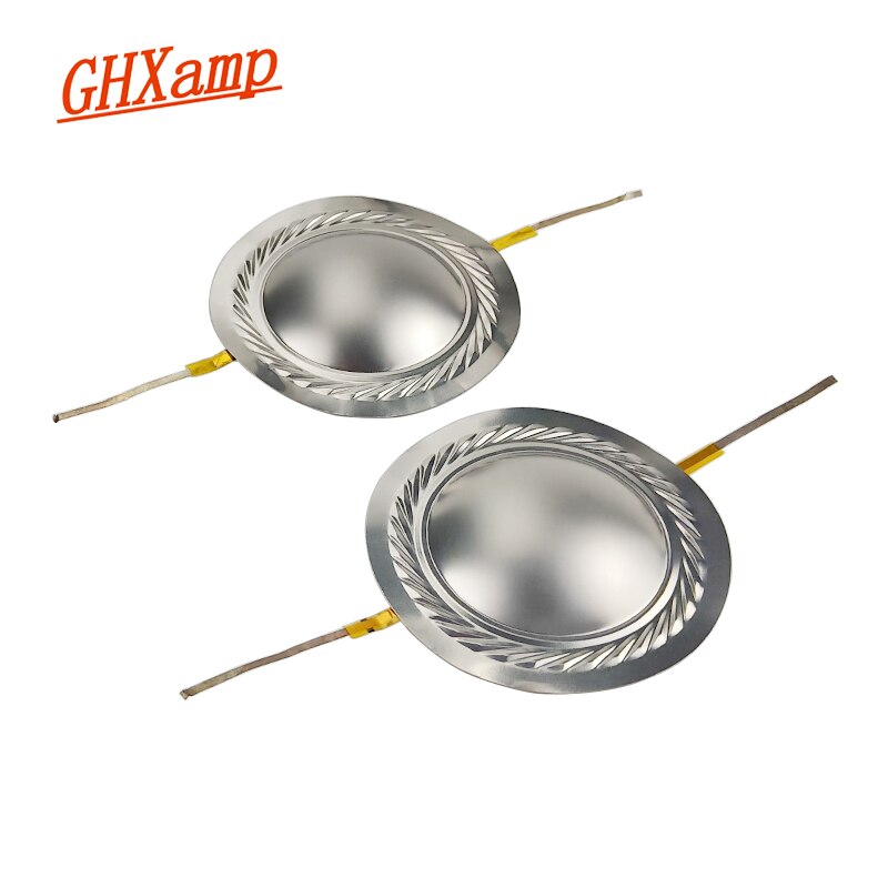 Ghxamp 34.4mm 34.5 kerne diskant stemme spole titanium film membran kobber beklædt auminum spole almindeligt højttaler reparation film 1 par