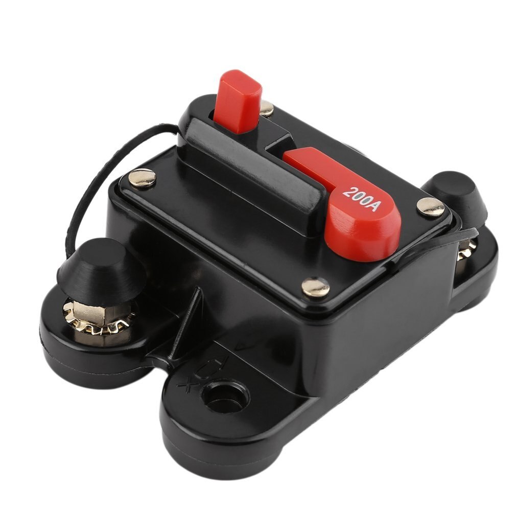 Optional Car Audio Inline Circuit Breaker Fuse 50A 60A 80A 100A 125A 150A 200A 250A for 12V Protection SKCB-01-100A .