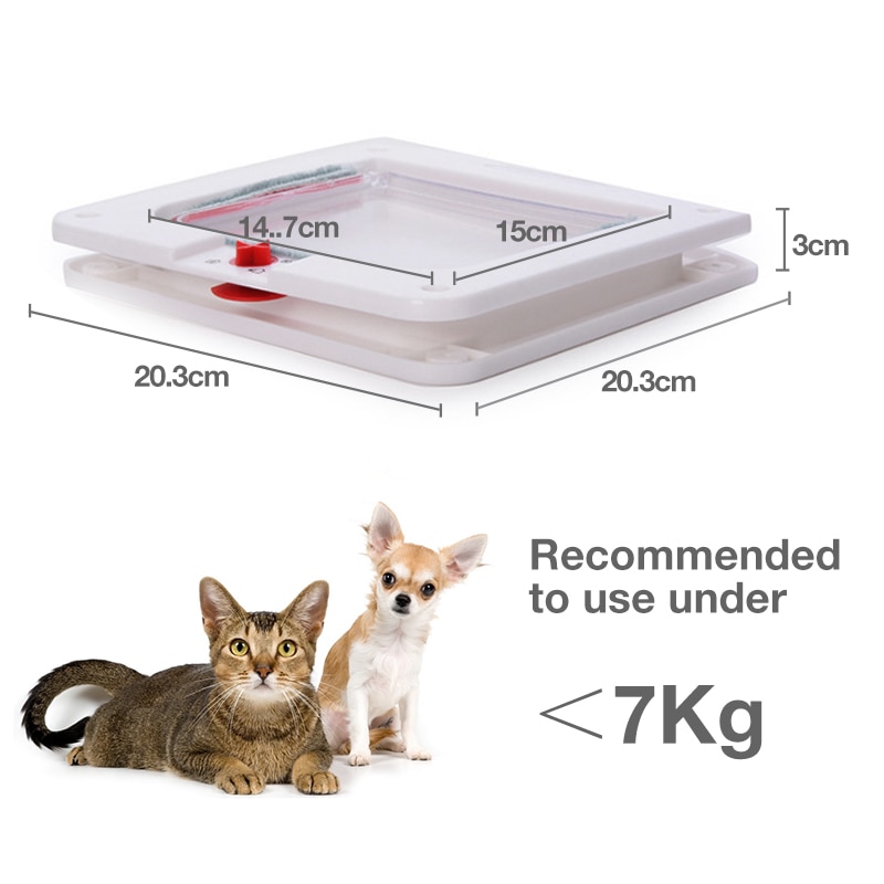 Petshy Plastic Cat Gate Ramps Small Dog Flap Doors... – Grandado