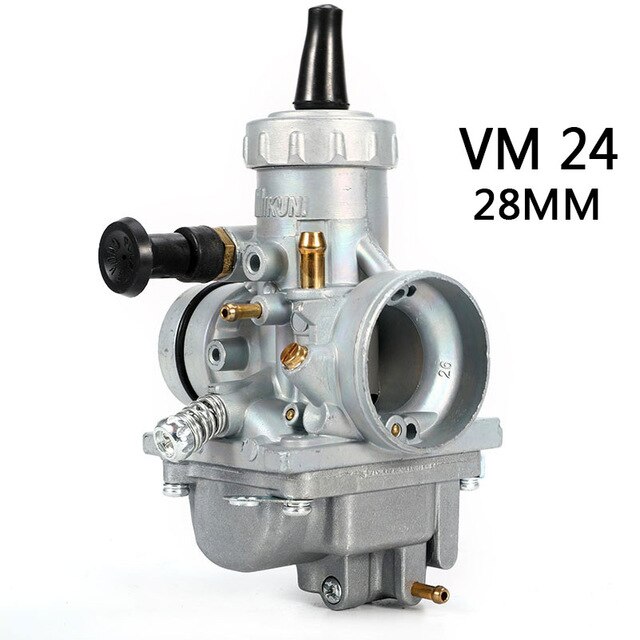 Mikuni Carburetor VM16 22mm VM22 26mm VM24 28mm VM26 30mm Carburateur For 110cc to 250cc Pit Dirt Bike ATV Quad Motorcycle: VM24 28MM