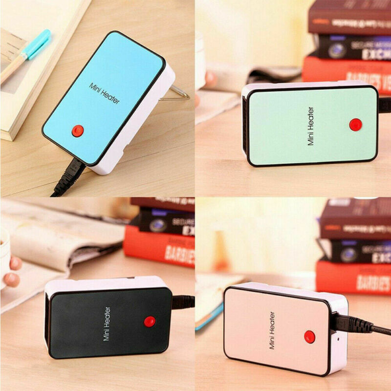Portable Mini Handheld Electric Winter Heater Home Office Desktop Air Fan Warmer