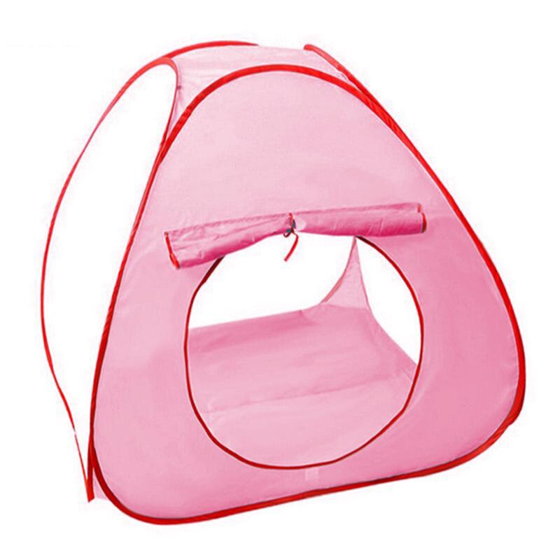 1,3 M Tragbare kinder Zelt Wigwam Klapp Kinder Zelte Tipi Baby Spielen Haus Große Mädchen Rosa Prinzessin Burg Kind room Decor: Pink-2