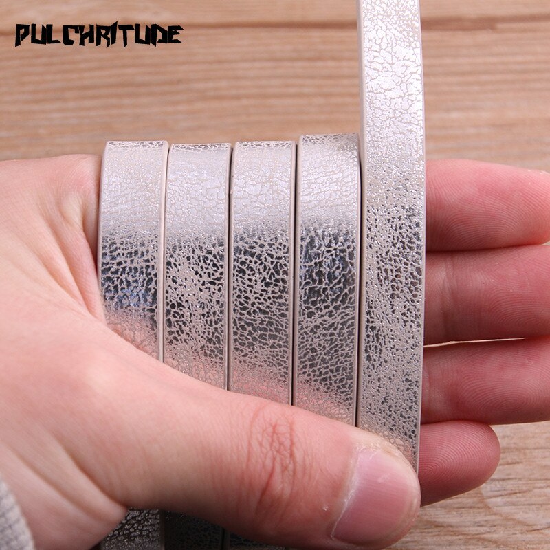 1 stücke 120x10mm Flache PU Lederband & Seil Diy Schmuck Erkenntnisse Zubehör Schmuck Machen Material für Armbinde P6885