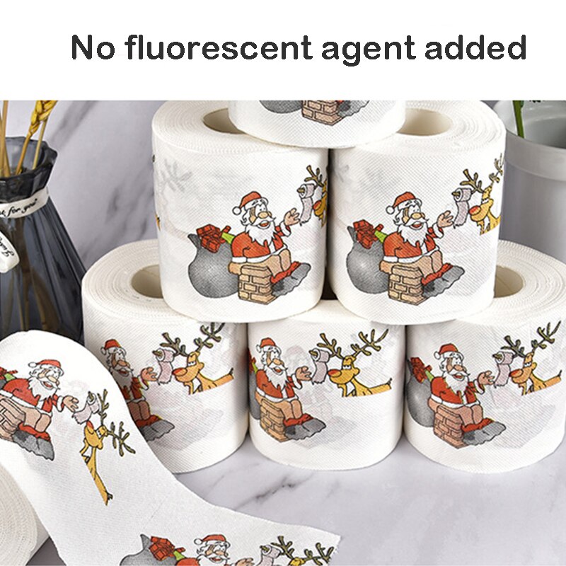 Personality 1 Rolls Soft Toilet Paper Color Printed Roll Paper Household Toilet Paper With Core Tissue