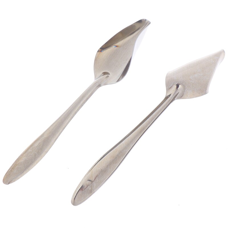 2pcs/set Bird Parrot Feeding Spoon Stainless Steel Water Milk Powder Feeder Spoons Bird Supplies
