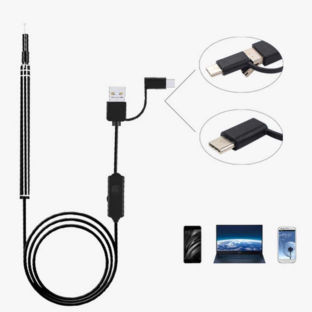 USB Ear Cleaning Tool HD Visual Ear Spoon Multifunctional Earpick With Mini Camera Pen Ear Care In-ear Cleaning Endoscope