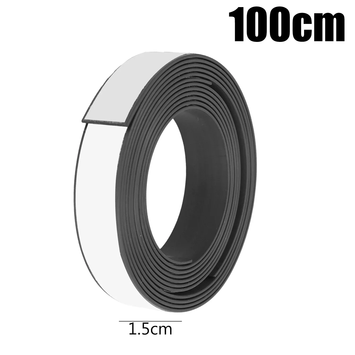 Sterke magnetiske gummistrimler selvklebende fleksible klebrige magnetbånd for kjøleskap whiteboard kuttbare gjør-det-selv-håndverk festeverktøy: 4m / Gull