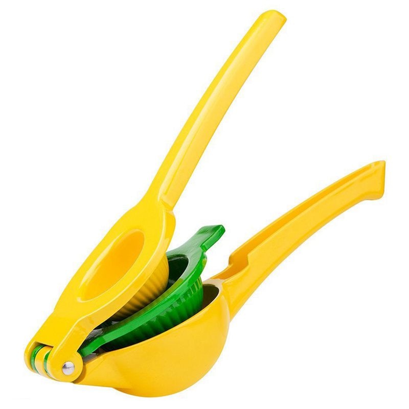 Nyeste citronpresser premium metal citruspresser 2- i -1 citronsaftpresser/limepresser: Default Title