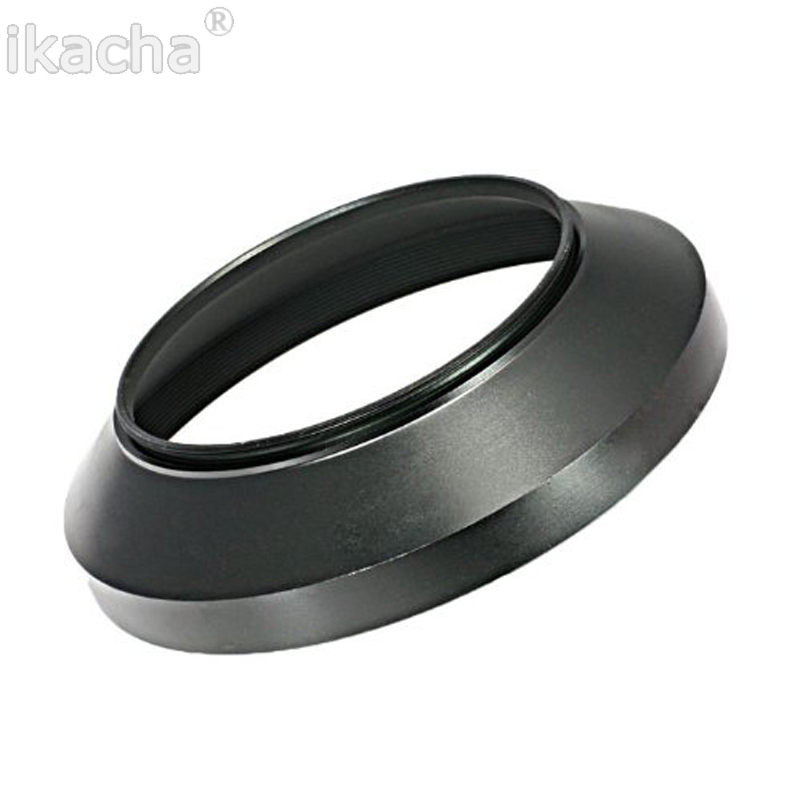 49 52 55 58 62 67 72 77 82mm Black Camera Metal Lens Hood Wide Angle Screw In Mount Lens Hood For Canon Nikon Sony Pentax