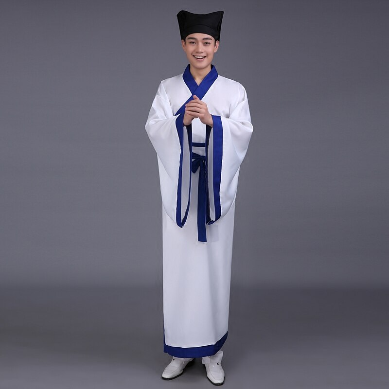 vestido tradicional chino antiguo traje Hanfu hombres Scholar ropa de los hombres ropa tradicional
