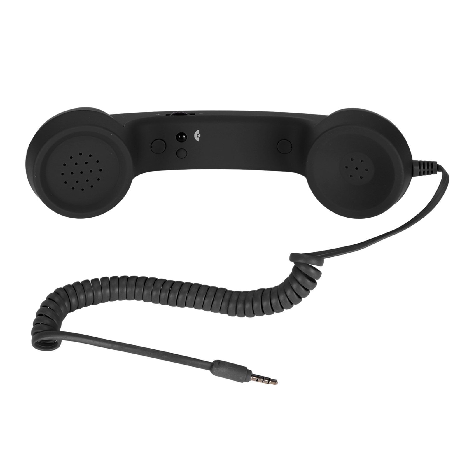 Microtelefono per cellulare USB C microtelefono Vintage ▾ a prova di radiazioni con presa da 3.5 Mm per Smartphone microtelefono retrò da 3.5mm: nero
