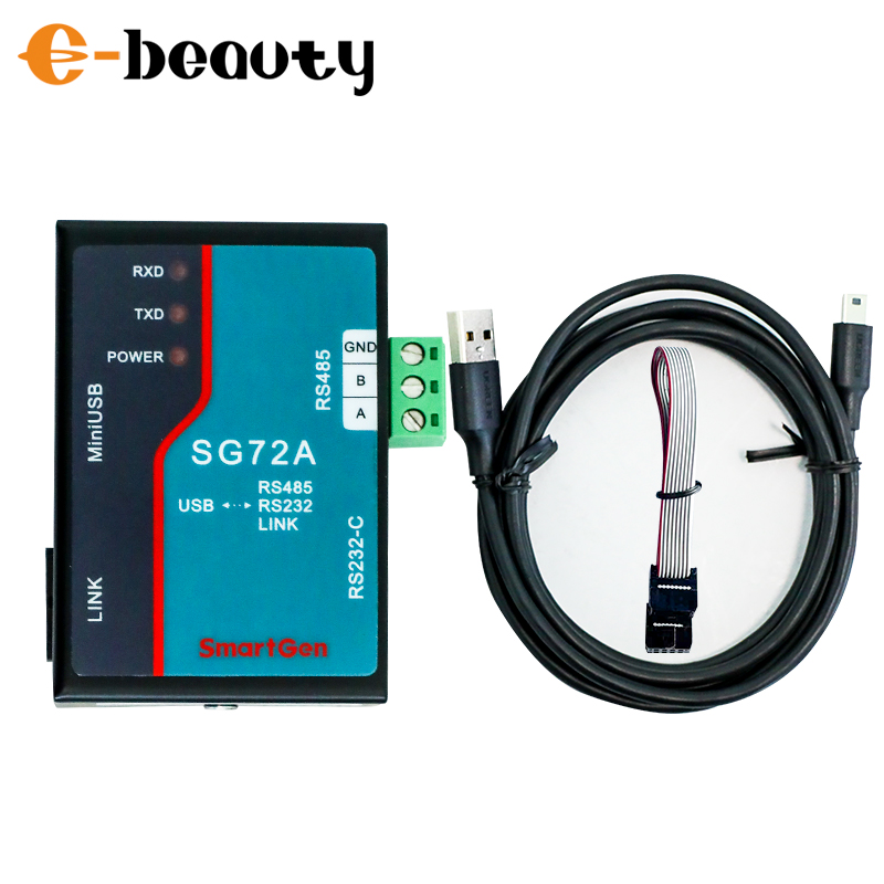 SG72A SmartGen USB Communication Port Conversion Module RS232 RS485 Link Diesel Generator Controller Spare Parts