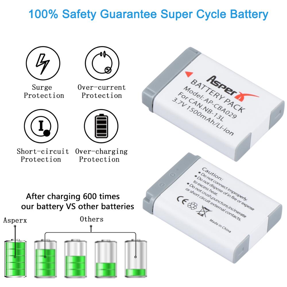 3Pcs 1500mAh NB-13L NB 13L Rechargeable Battery + LED 3-Ports USB Charger for Canon G5X G7X G9X G7 X Mark II SX720 HS Camera