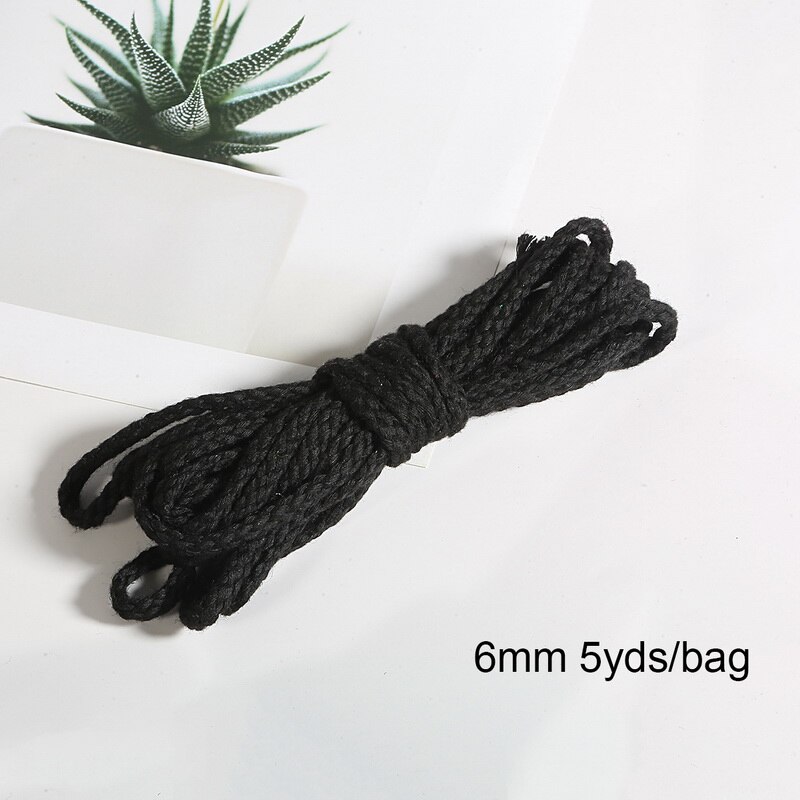 Cordon Parachute de 5 mètres et 6mm | Corde de cour Lan de Type Mil de Type un brin d'escalade, équipement de survie en Camping, matériel de bricolage: Black