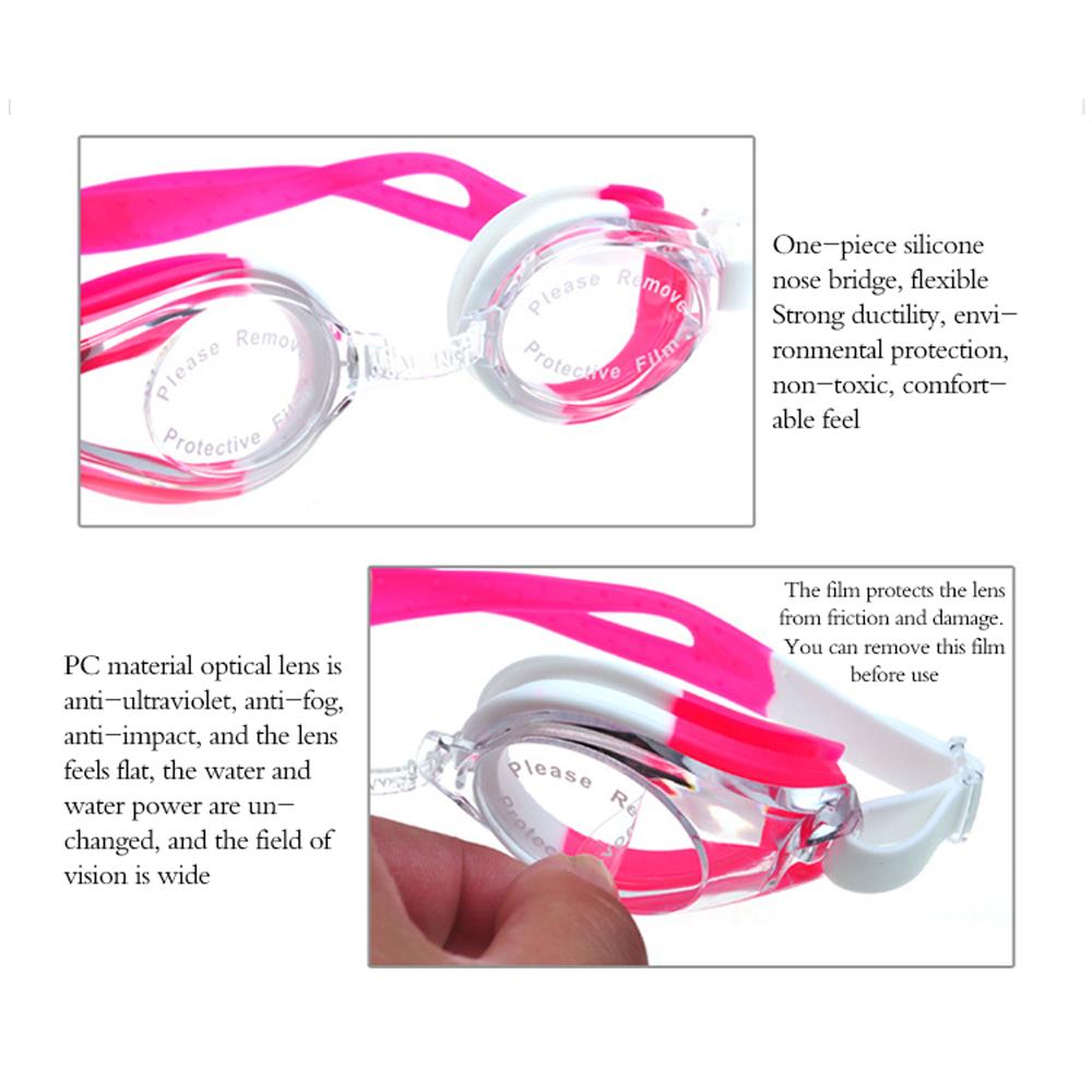 Practical 5 Color Polycarbonate Adult Swimming Pool Swimming Mirror Swimming Goggles Swim Beach Goggles Diving Breaststroke