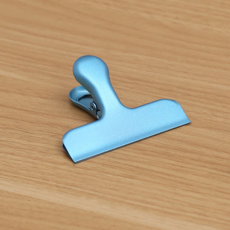 Zacisk sprężynowy długi spinacz ze stali nierdzewnej jedzenie gabinet wiążący spinacz nordycki ins zatrzask uszczelniający metalowe spinacze robić papieru dekoracyjne spoiwo: 5