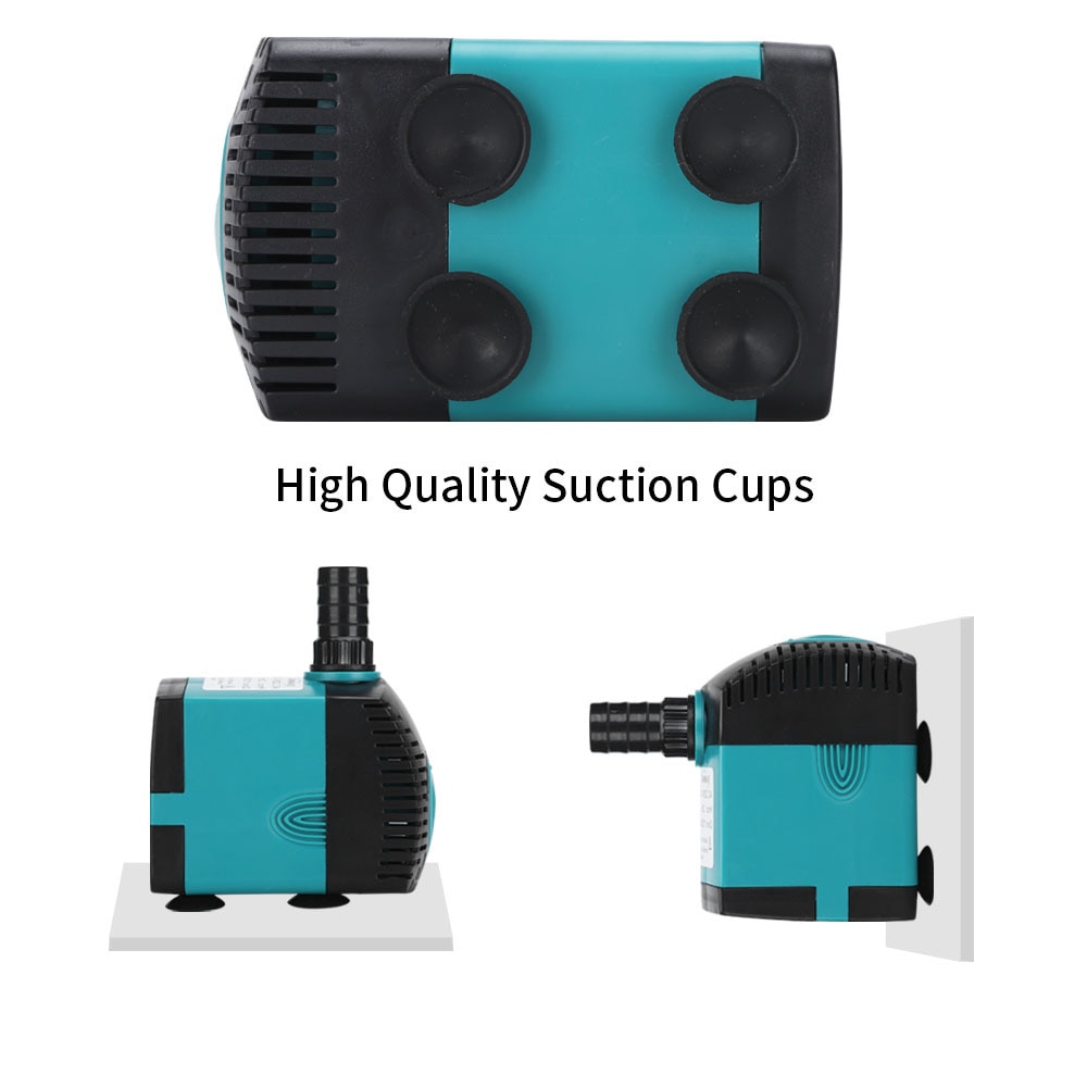 Ultra-Ruhigen Tauch Wasserpumpe 220 v Fischteich Panzer Aquarium Pumpe Für Wasser 220 Volt Teich Schwimmbad Brunnen pumpe Filter EU Stecker