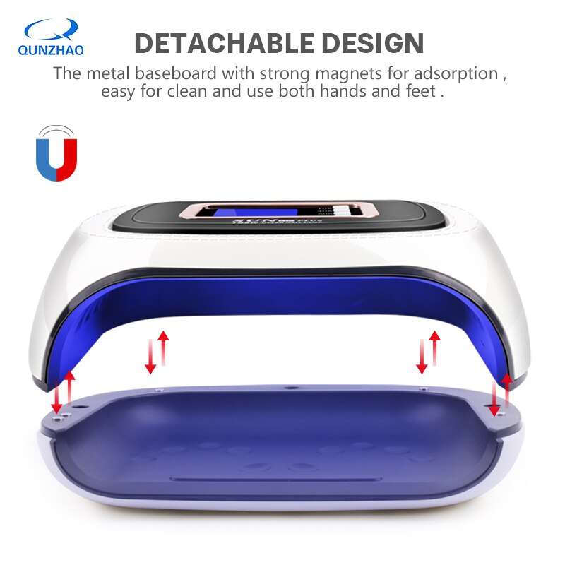 42 leds negletørrer gel tørring sol  h6 plus uv led lampe til neglelak lak manicure islampe nail art værktøjer