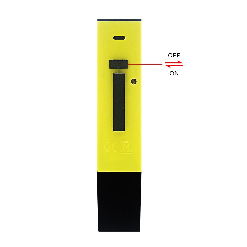Caneta medidora de ph da água, testador digital de ph 0-14 ph, alta precisão para aquário, solo, alimentos, laboratório, monitor de ph atc portátil