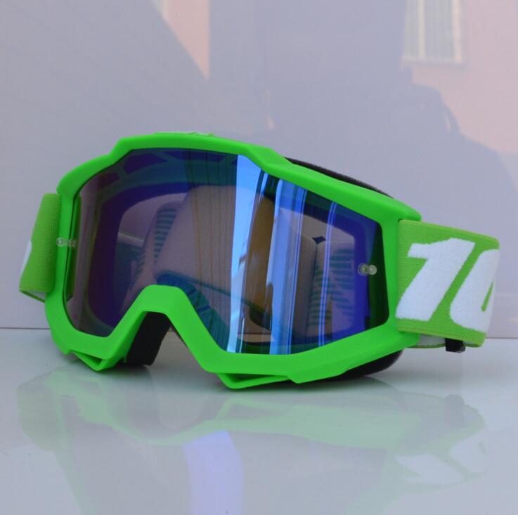 Motocross Goggles MX MTB Glasses Off Road Dirt Bike Motorcycle Helmets Goggles Ski Sport Glasses Mountain Bike Goggles 1001: Green