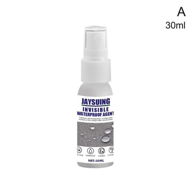 Tak lekkasjesikker artefakt nano vanntett lim spray reparasjon vegg siver hjemmebruk penetrerende vanntett lekkasje-fangende spray: A 30ml
