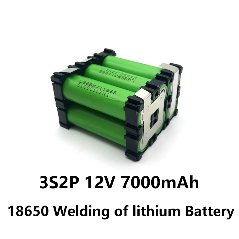 3s2p 4s2p 5s2p 6s2p 18650 Akumulator 7,4 V do 25,2 V 18650 MJ1 Akumulator 7000 MAh do wkrętarki 18 V: Różowy