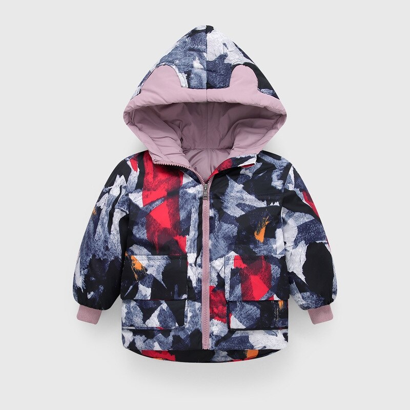 Croal Cherie Winter Meisjes Hooded Jassen Clothin Kids Jongens Jas Warme Herfst Kinderen Bovenkleding & Jassen Casual Baby Meisjes Kleding