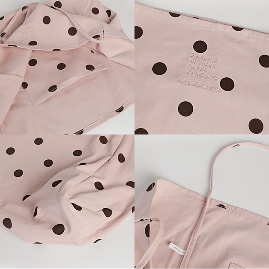 Oversized canvas tas met stippen, japanse tiener, schattige grote capaciteit, open handtas, herbruikbare stoffen dagelijkse boodschappentas