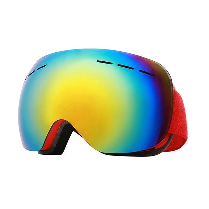 Winter Anti-fog Skating Skiing Goggles Spherical Broad Vision Snowboard Ski Glasses Outdoor Windproof HD Snowmobile Goggles