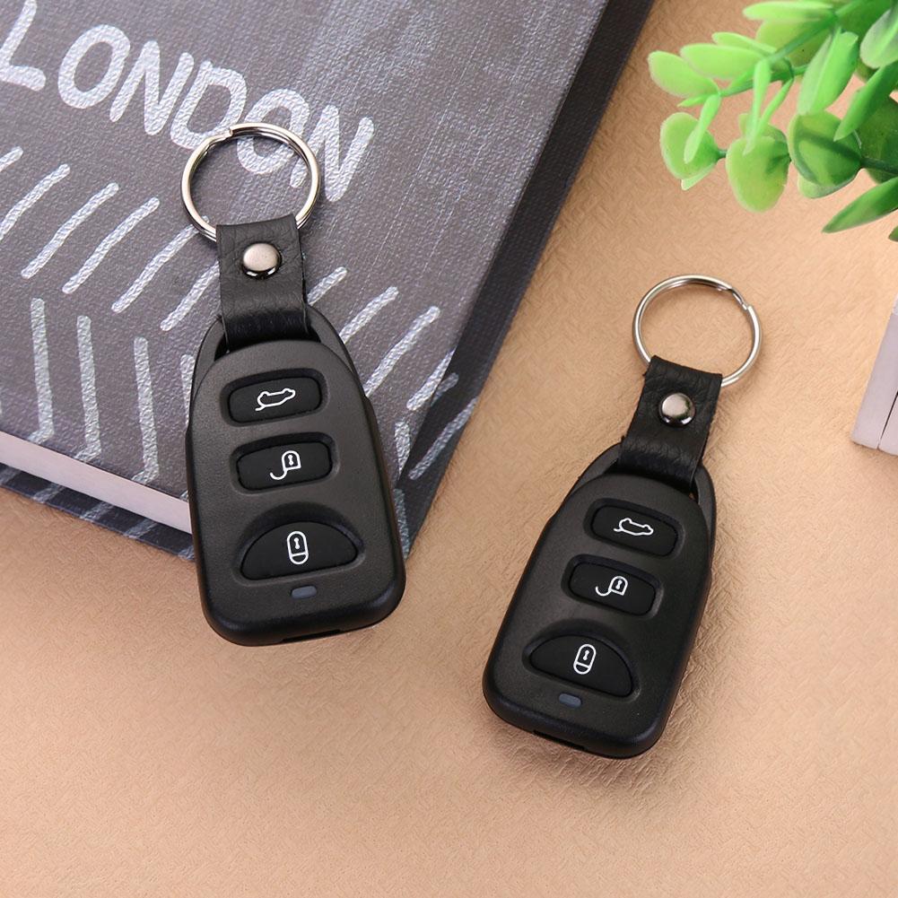 Car Alarm Systems Auto Door Lock Vehicle Keyless Entry Keychain Alarm System With Remote Car Styling Controller Universal