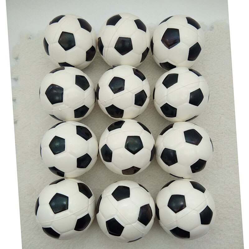 Speelgoed Anti Stress Squishy Voetbal Relief Soft Foam Rubber Squeeze Speelgoed Antistress Voetbal Bal Kinderen 12 Stuks 6.3 Cm: Default Title