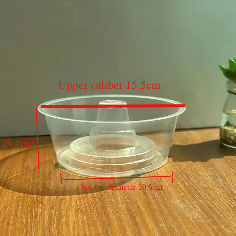 Jednorazowy kubek robić palenia Kubek robić jedzenia Cola Zagęszczający plastikowy kubek robić gorących garnków Zimne napoje Owoce Uchwyt na kubek Miska Kubki na warzywa: Brązowy